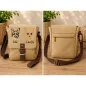 Preview: Canvas Tasche mit Französische Bulldogge und Namen bestickt
