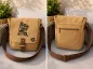 Preview: Canvas Tasche mit Hund, Pfoten und Namen bestickt