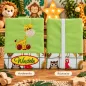 Preview: Windeltasche mit Giraffenmotiv und Gummiband