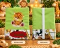 Preview: Windeltasche mit Tiger-Motiv und Gummiband