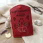 Preview: Impfausweishülle American Shorthair Katze mit Wunschname bestickt