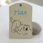 Preview: Impfpasshülle mit Hunderassemotiv Name Max