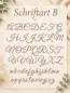 Preview: Schreibschrift Schriftart Muster B
