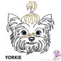 Preview: Impfausweishülle mit Yorkie