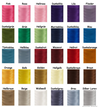 Preview: Schriftfarben von Stickstube Eckental