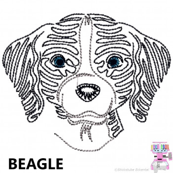 Impfausweishülle mit Beagle