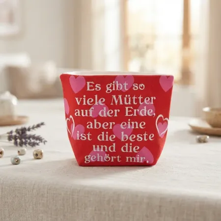 Bestickter Stoffkorb für Mama zum Muttertag