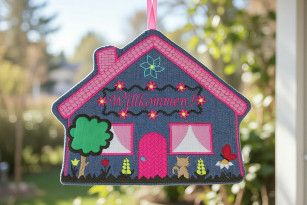 Türanhänger Willkommen