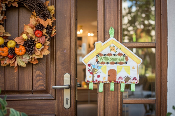 Türanhänger Willkommen