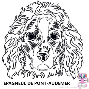 Impfausweishülle mit Epagneul de Pont Audemer