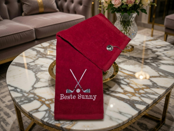 Golfschlägertuch mit Namen