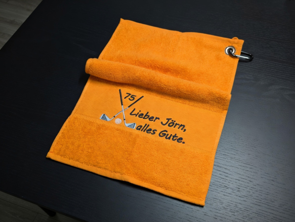 Golfhandtuch Geschenkidee Golfer