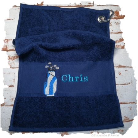 Golfschlägertuch personalisieren lassen
