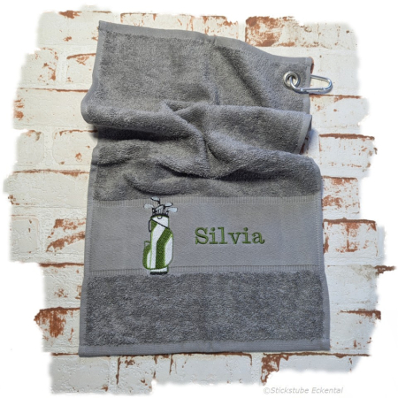 Golfhandtuch mit Namen