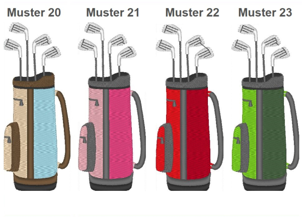 Golftasche Farbmuster