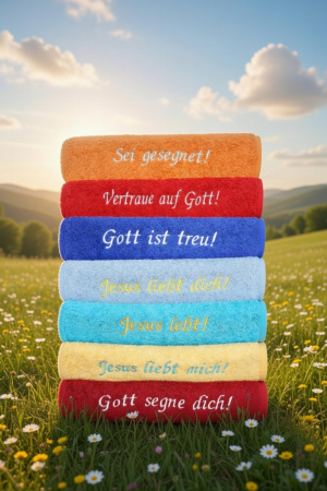 Preview: Handtuch Christliche Spruch