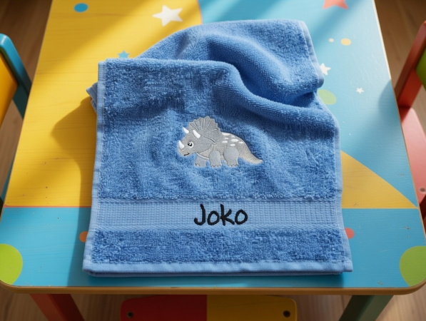 Dinosaurier Handtuch mit Namen