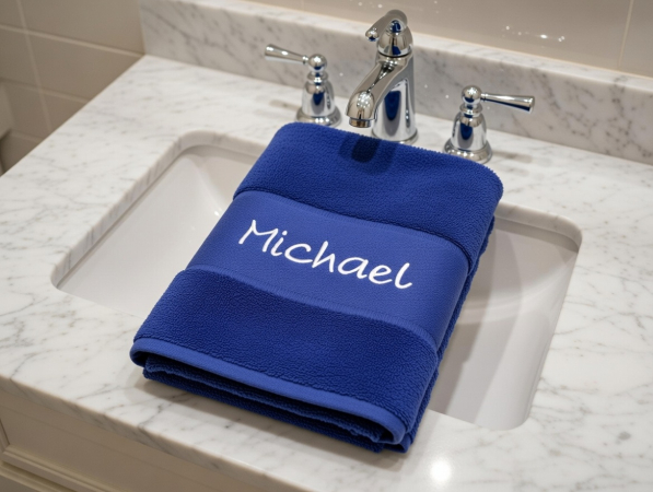 Preview: Badehandtuch mit Namen