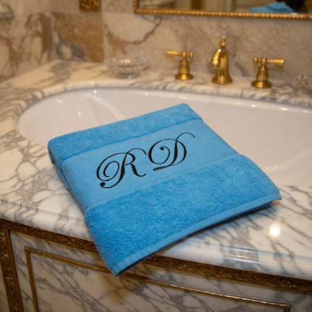 Handtuch mit Initialen