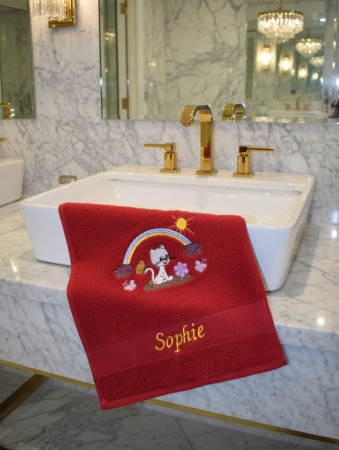 Handtuch mit Name Sophie bestickte