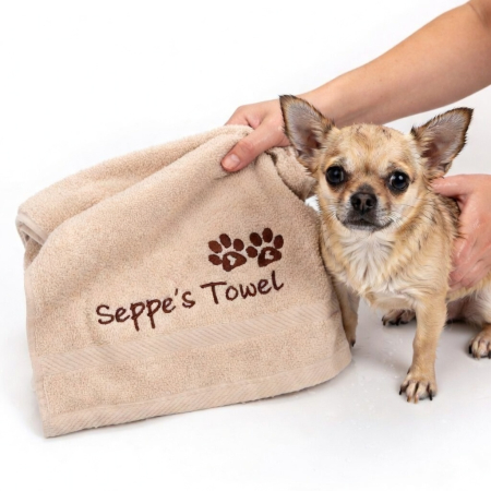 Handtuch mit Pfötchen