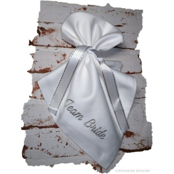 Stoffservietten Garnfarbe silber lurex