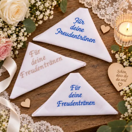 Taschentuch zur Hochzeit