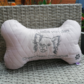 Kissen mit Chihuahua