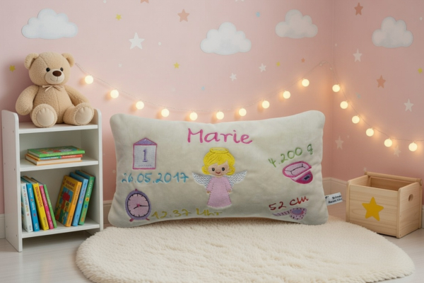 Geburtskissen Taufkissen mit Name