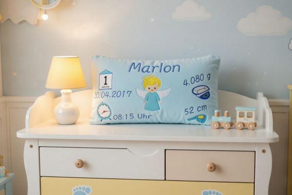 Preview: Taufkissen Geburtskissen