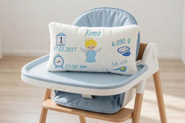 Preview: Taufkissen Geburtstagskissen