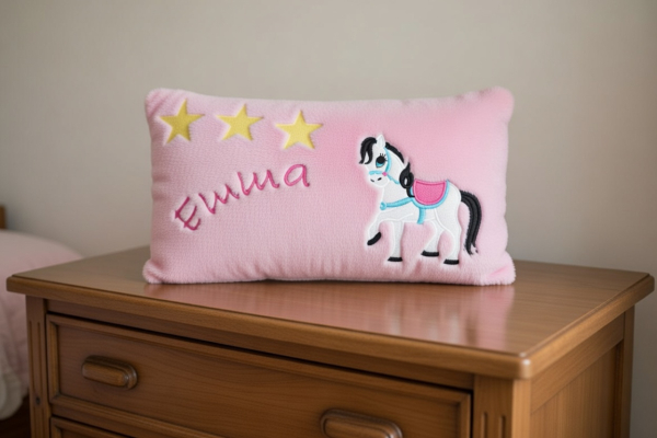 Kissen mit Name Emma Bestickte