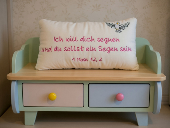 Geburtskissen Taufkissen Geburtstagskissen