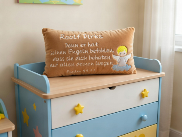 Preview: Taufkissen mit Namen