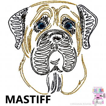 Impfausweishülle mit Mastiff