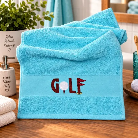 Handtuch Golfmotiv ohne Öse