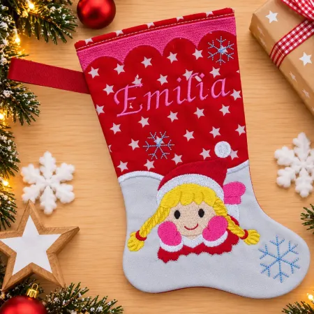 Nikolausstiefel mit Name Emilia