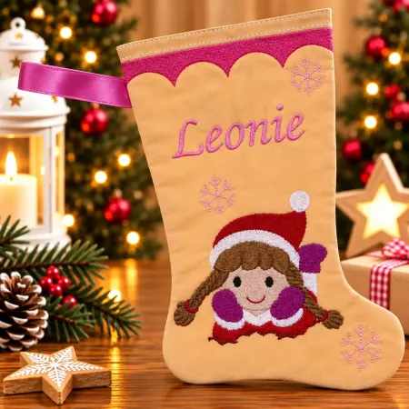 Nikolausstiefel Größe S mit Name Leonie