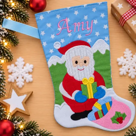 Nikolausstiefel Größe S mit Name Amy