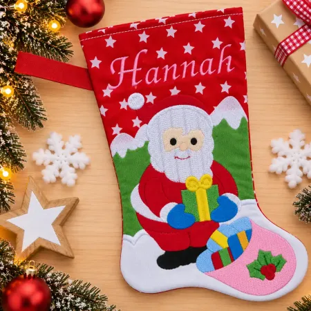Nikolausstiefel Nikolaus Größe S mit Name Hannah