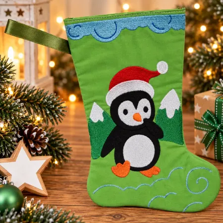 Nikolausstiefel Pinguin
