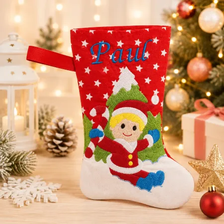 Nikolausstiefel mit Name Paul