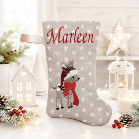 Nikolausstiefel für Kamin mit Namen