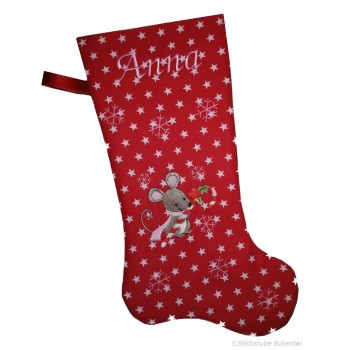 Nikolausstiefel Maus mit Name