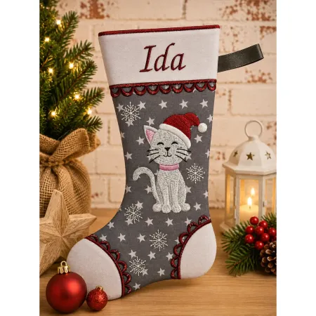 Nikolausstiefel Katze mit Namen