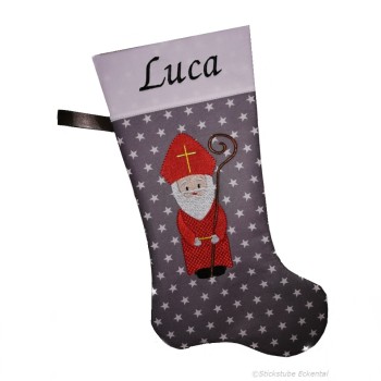 Nikolausstiefel Bischof XXL mit Name