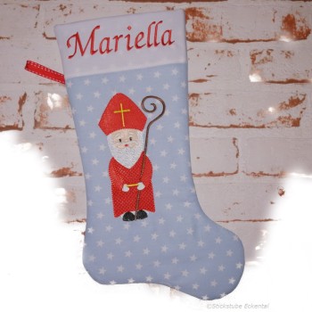 Nikolausstiefel Bischof XXL mit Name