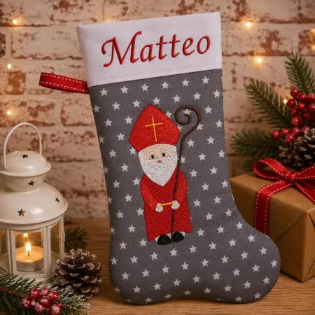 Nikolausstiefel mit Name Matteo