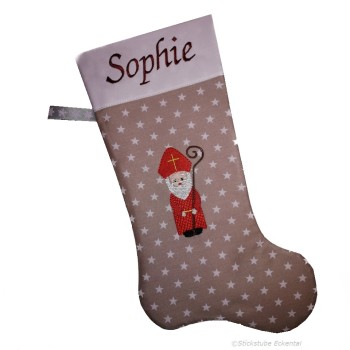 Nikolausstiefel Bischof XXL mit Name