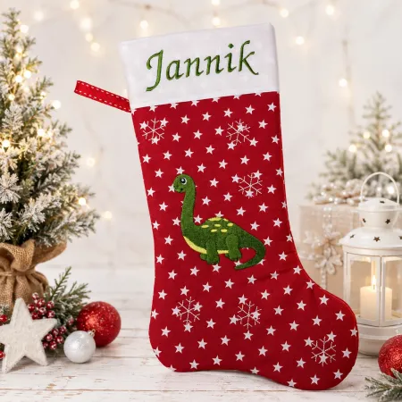 Dino Nikolausstiefel mit Namen
